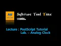 SWTT PostScript Lab - Analog clock