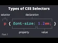 Types of CSS Selectors Part 1 Complete Course CSS3 M2T2V1