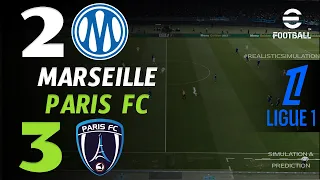 🔴 Résumé : Marseille - Paris FC 2 - 3 I HIGHLIGHTS | Ligue 1 2026/27 – Simulation Efootball Pes21