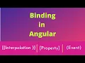 Part 4 Angular Tutorial - Binding in Angular 10 Angular Interview Questions and answers