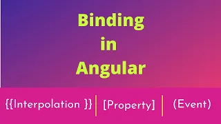 Part 4 Angular Tutorial - Binding in Angular 10 Angular Interview Questions and answers