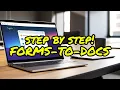 How to convert my google form questions to google docs Step By Step 2025