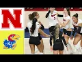Nebraska vs Kansas Full Match College women's volleyball 2025 | Ncaa volleyball 2025