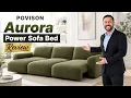 POVISON Aurora Power Sofa Bed Review - Modular Independent Controls Weight Capacity 500lbs Seat