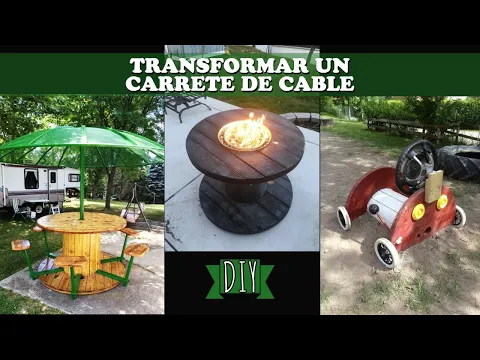 Download MP3 IDEAS inteligentes para TRANSFORMAR CARRETES DE CABLES - CABLE REEL