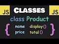 Learn JavaScript CLASSES in 6 minutes