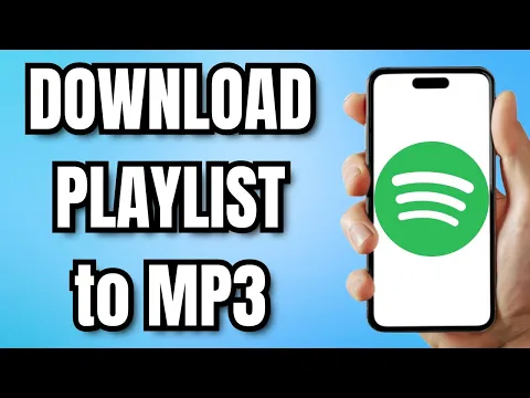 Download MP3 How to DOWNLOAD Spotify PLAYLIST to MP3