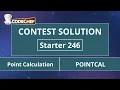 Point Calculation POINTCAL Starter 246 CodeChef Solution