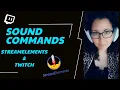 Add Sound Commands with StreamElements