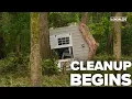 Harrison business cleaning up after being hit hard by flooding