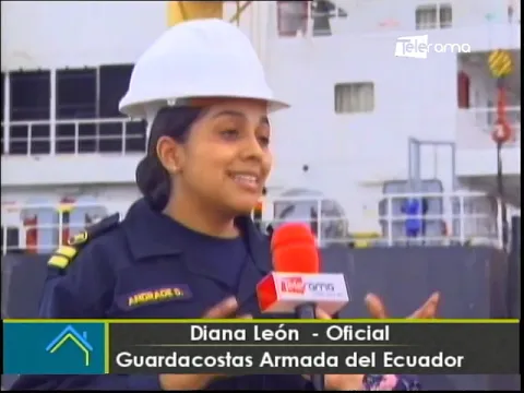 Guardacostas de la Armada del Ecuador Mujeres que incursionan en la vida militar