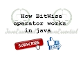 BitWise operator in java