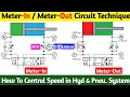 Speed Control Technique in Pneumatic Hyd System Meter-In Meter-Out Circuit Explained