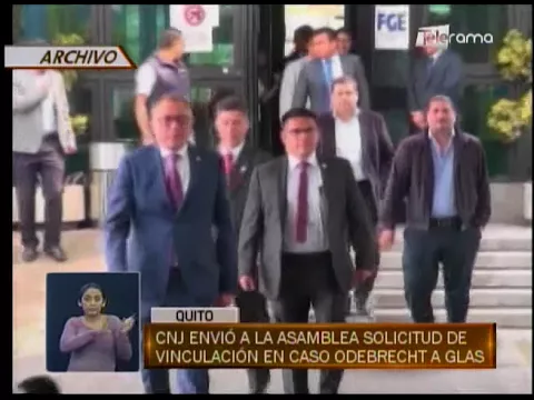 CNJ envió a la asamblea solicitud de vinculación en caso Odebrecht a Glas