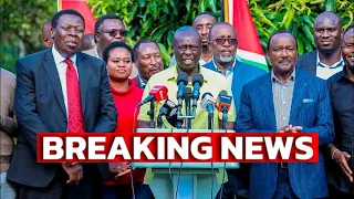 BREAKING! RUTO IN TEARS AFTER UNITED OPPOSITION ADDRESS THEN AFTER GACHAGUA,SIFUNA,KALONZO MEET!!