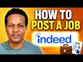 HOW TO POST A JOB ON INDEED