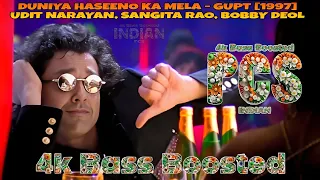 duniya haseeno ka mela gupt 4k bass boosted jhankar beats udit narayan sangita rao bobby deol