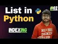 Indexing in List List in Python List in Python Tutorial 02 Code Marathi