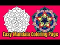 Mandala Coloring Page Colored With Relaxing Music Colored By Osman Mandalas World 111