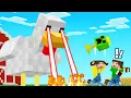 GIANT BOSS CHICKEN vs SPEEDRUNNERS! (Minecraft)