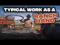 A FULL day of work on the ranch