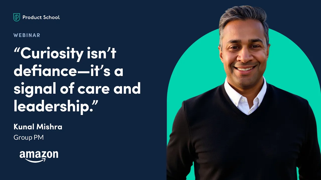 Mastering AI Evaluation for Smarter Product Decisions | Amazon Group PM - YouTube thumbnail