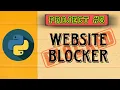 Website Blocker using Python Beginner Project 5 Crazy Coders