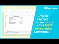 How to Protect Worksheets in the React Spreadsheet
