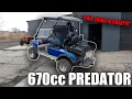 670cc Harbor Freight motor strikes again ENGINE SWAP