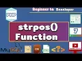 String Function - strpos String Position PHP Tutorials for beginners