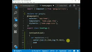 Plotting Google Map On Ionic4 App