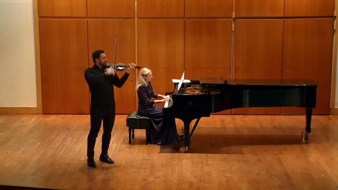 Jules Massenet - Meditation from Thaïs for Violin and Piano | Anna and Alexandr Kislitsyn