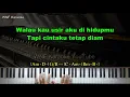 Melly Goeslaw & Marthino Lio - Ratusan Purnama Karaoke Versi Piano