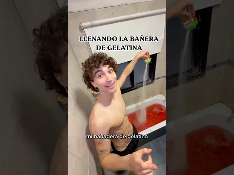 LLENÉ EL BAÑO DE GELATINA #mevoy