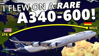 I Flew on a RARE Airbus A340-600!