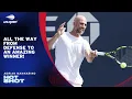 Adrian Mannarino Hustles and Hits an Amazing Passing Shot 2025 US Open