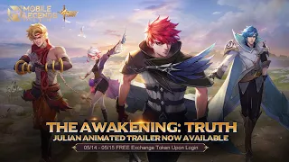 the awakening truth julian animated trailer forsaken light mobile legends bang bang