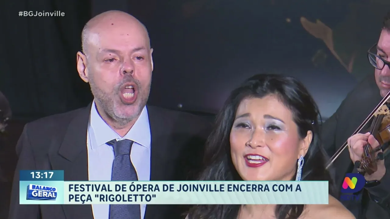 Festival de Ópera de Joinville encerra com a peça 'Rigoletto'