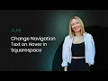How to Change Nav Text on Hover in Squarespace CSS Only
