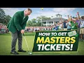 Masters Tickets Explained Why They re Almost Impossible to Get