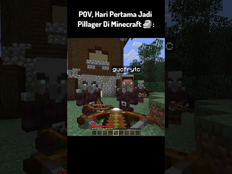 POV, Hari Pertama Jadi Pillagrr Di Minecraft