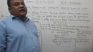 Lecture - 1 Important function in visual basic 6 0 Rnd function Log function Exp function