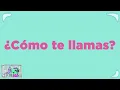 Sing-Along Song - Spanish Conversation, Greetings and Feelings with BASHO&FRIENDS - ¿Cómo te llamas?