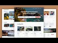 Build Travel Website Using HTML CSS and JavaScript Responsive Landing Page Website