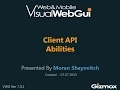 How to use the Client API