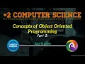 2 Computer Science OOPs Concepts Part 2 KHSE Class Object Abstraction Encapsulation Plus Two