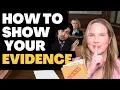 EASY Hack to show Your Evidence to to the judge at a Restraining Order Court Hearing