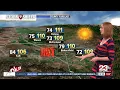 Bakersfield will see 110 to 112 degree weather most of this week