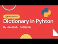 17 Python - Dictionary