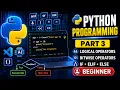 Python Programming Course 2026 Part 3 Complete Beginner Guide Hindi